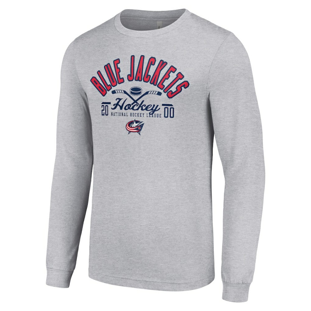 Columbus Blue Jackets Starter Puck Long Sleeve T-Shirt Sale