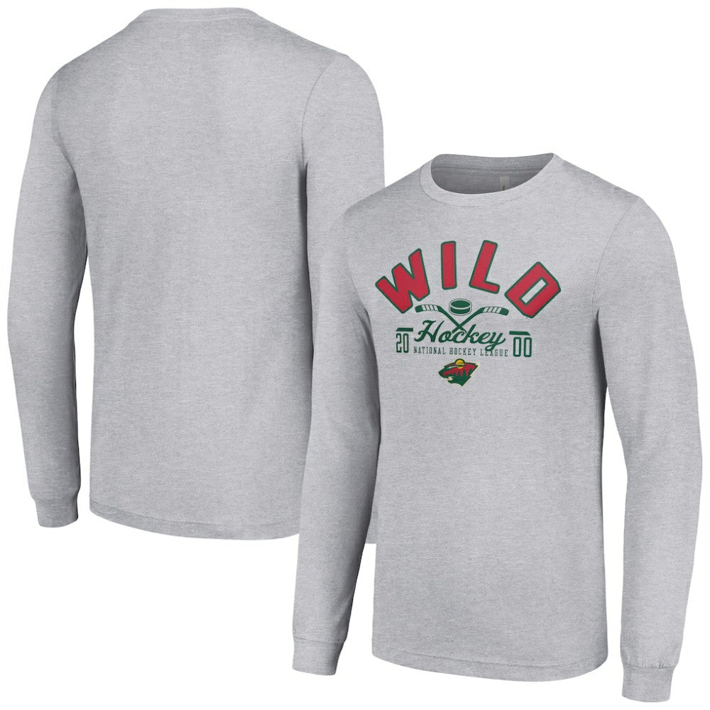 Minnesota Wild Starter Puck Long Sleeve T-Shirt On Sale