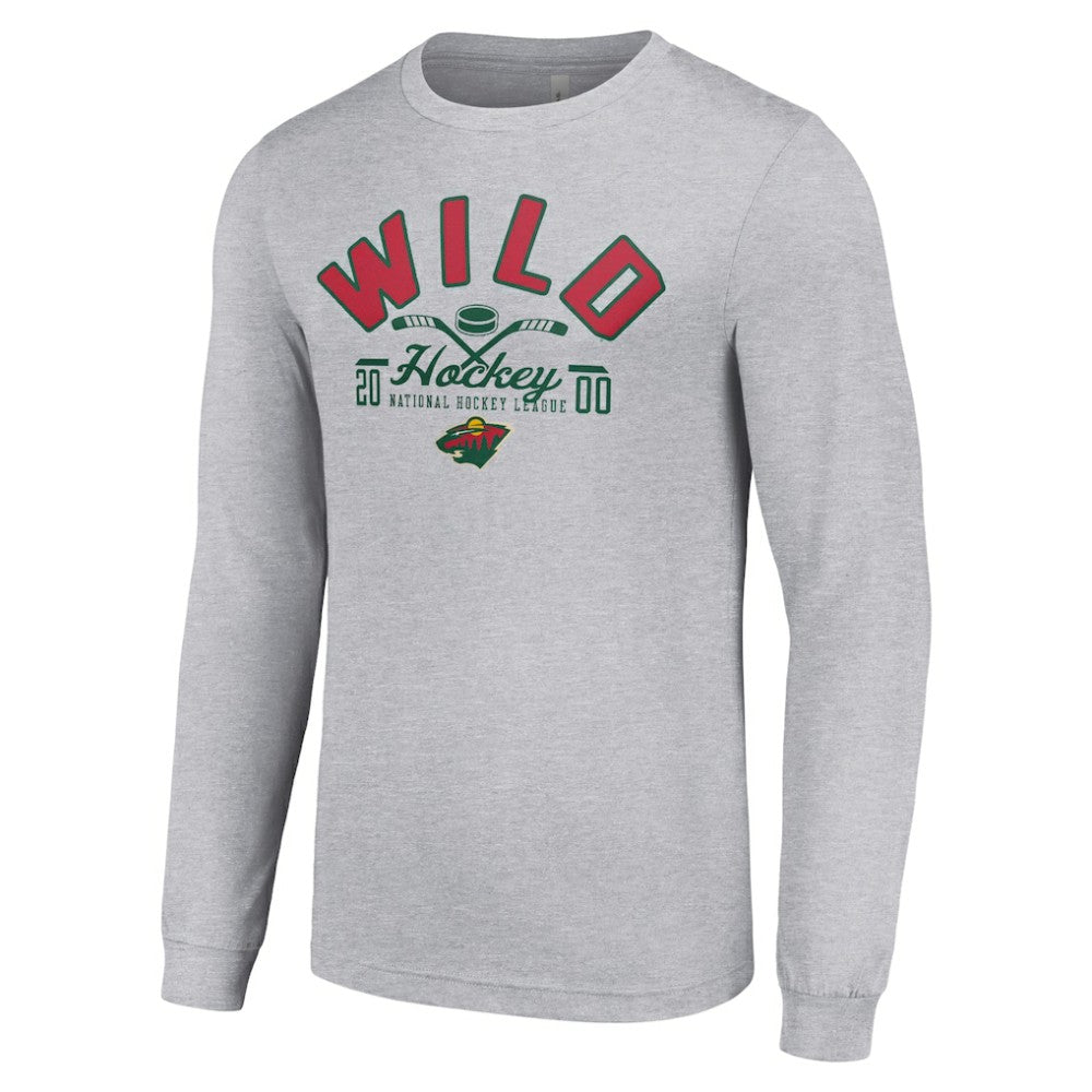 Minnesota Wild Starter Puck Long Sleeve T-Shirt On Sale