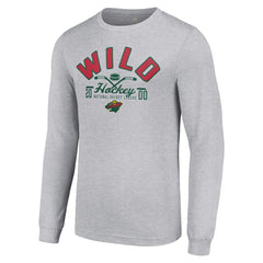 Minnesota Wild Starter Puck Long Sleeve T-Shirt On Sale