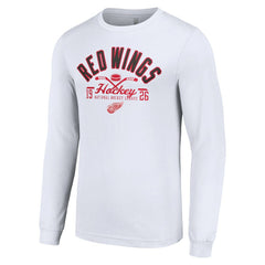 Detroit Red Wings Starter Puck Long Sleeve T-Shirt For Sale