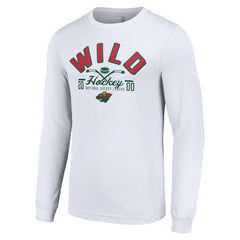 Minnesota Wild Starter Puck Long Sleeve T-Shirt Discount