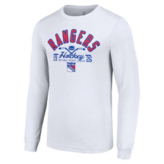 New York Rangers Starter Puck Long Sleeve T-Shirt On Sale