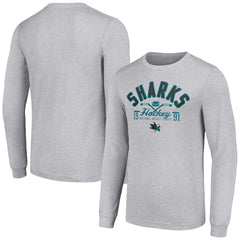 San Jose Sharks Starter Puck Long Sleeve T-Shirt Outlet
