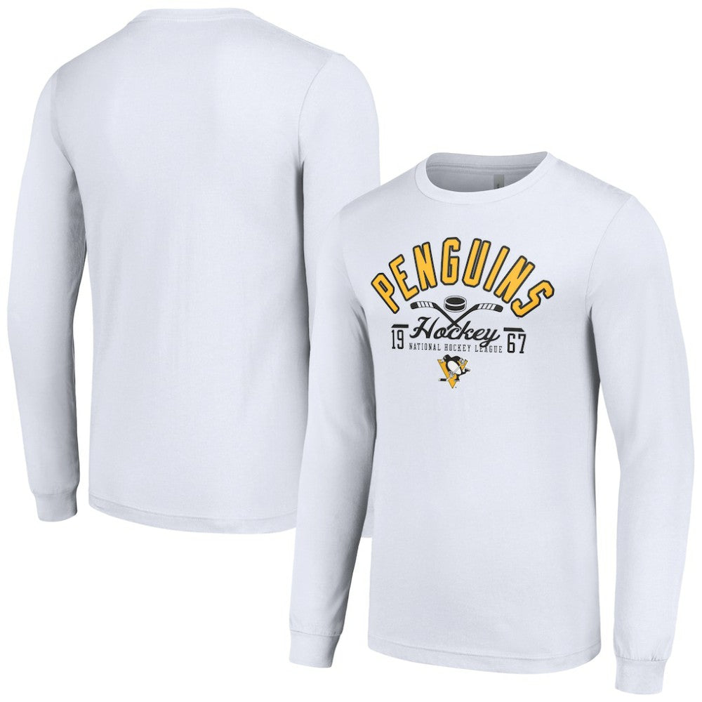 Pittsburgh Penguins Starter Puck Long Sleeve T-Shirt Discount