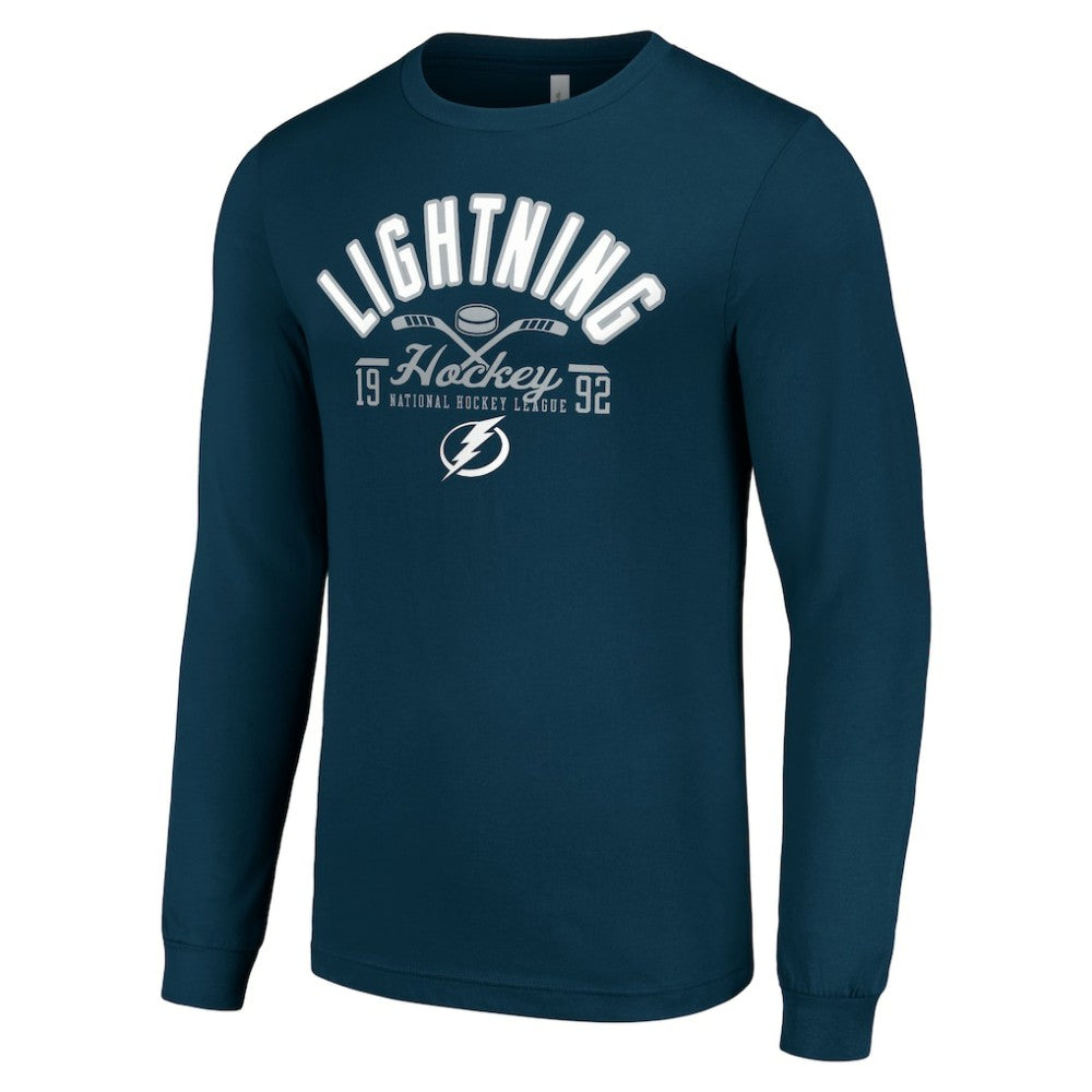 Tampa Bay Lightning Starter Puck Long Sleeve T-Shirt Discount