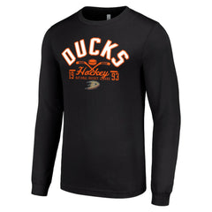 Anaheim Ducks Starter Puck Long Sleeve T-Shirt Discount