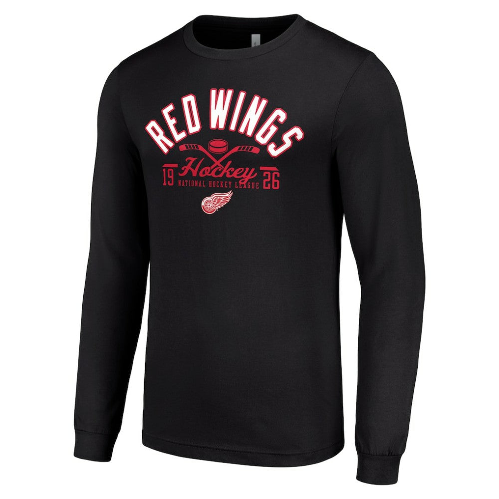 Detroit Red Wings Starter Puck Long Sleeve T-Shirt Online