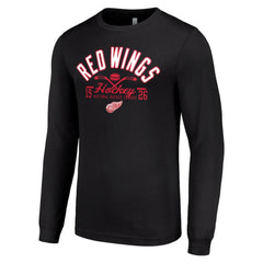 Detroit Red Wings Starter Puck Long Sleeve T-Shirt Online