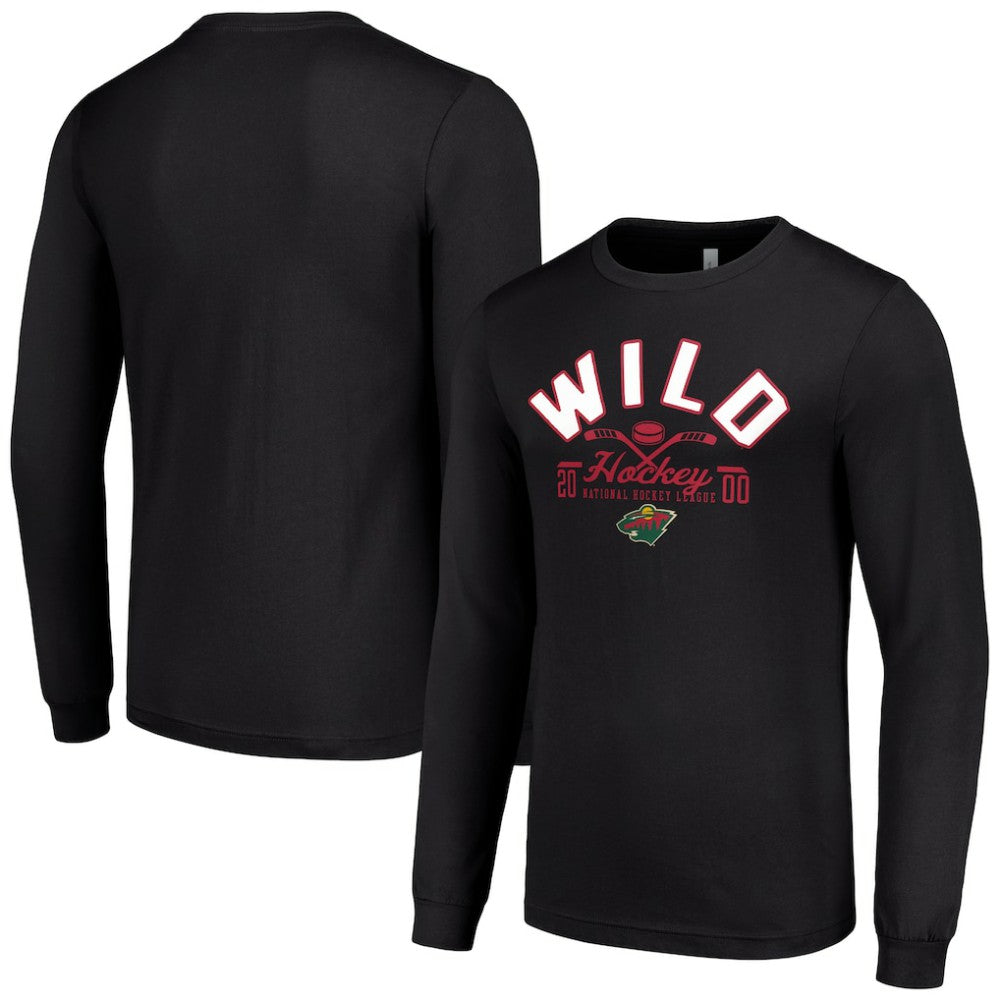 Minnesota Wild Starter Puck Long Sleeve T-Shirt For Sale
