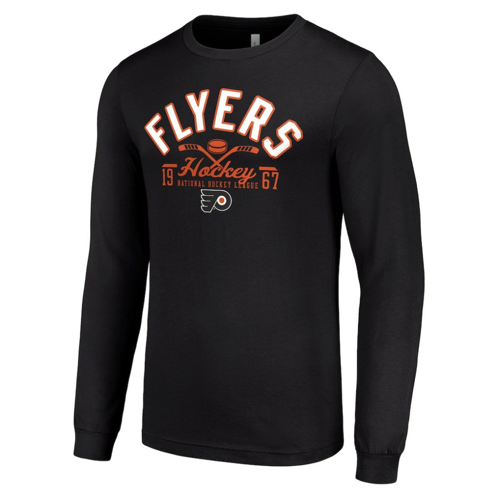 Philadelphia Flyers Starter Puck Long Sleeve T-Shirt Discount