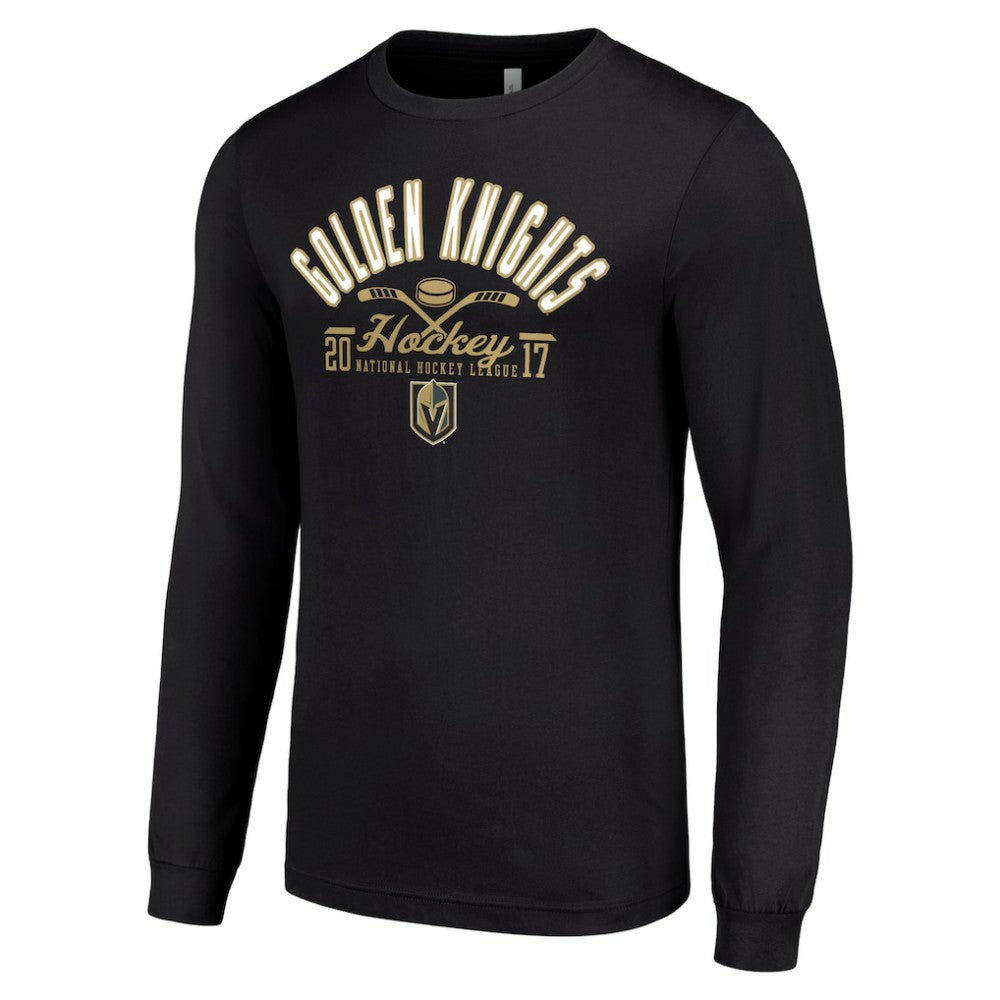 Vegas Golden Knights Starter Puck Long Sleeve T-Shirt For Sale
