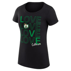 Boston Celtics G-III 4Her by Carl Banks Women's Super-Slim Fit Lightweight Basketball Love T-Shirt For Sale