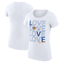 New York Knicks G-III 4Her by Carl Banks Women's Super-Slim Fit Lightweight Basketball Love T-Shirt Discount