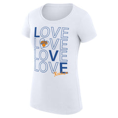 New York Knicks G-III 4Her by Carl Banks Women's Super-Slim Fit Lightweight Basketball Love T-Shirt Discount