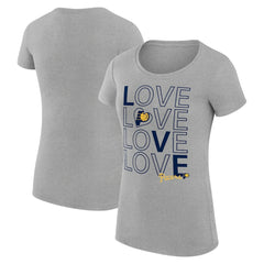 Indiana Pacers G-III 4Her by Carl Banks Women's Super-Slim Fit Lightweight Basketball Love T-Shirt Discount