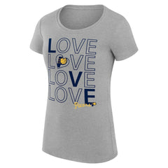 Indiana Pacers G-III 4Her by Carl Banks Women's Super-Slim Fit Lightweight Basketball Love T-Shirt Discount