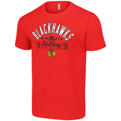 Chicago Blackhawks Starter Half Puck T-Shirt Online