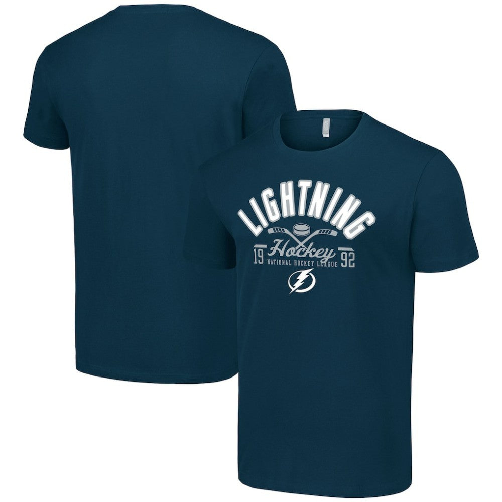 Tampa Bay Lightning Starter Half Puck T-Shirt Sale