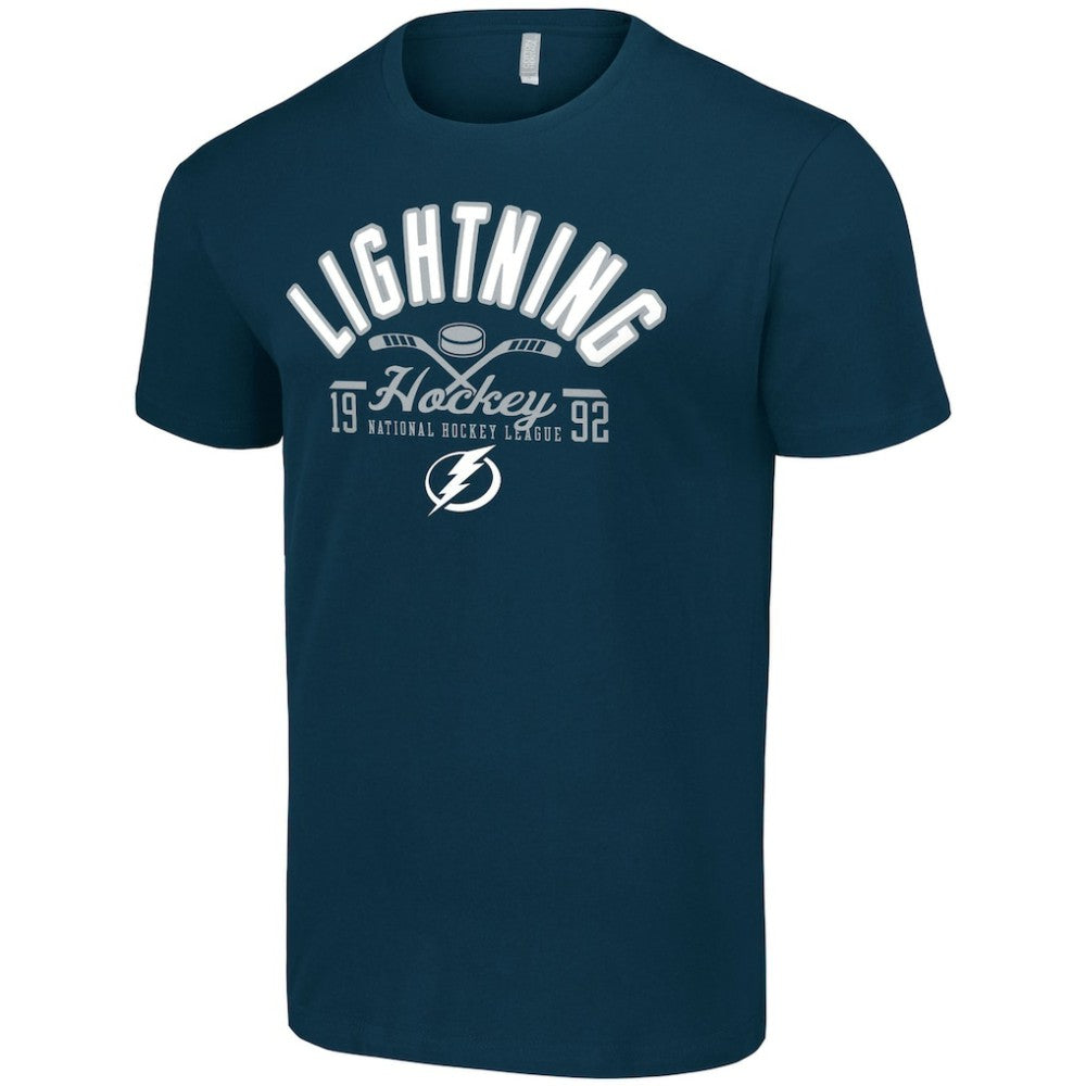 Tampa Bay Lightning Starter Half Puck T-Shirt Sale