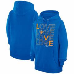 New York Knicks G-III 4Her by Carl Banks Women's Basketball Love Fleece Pullover Hoodie For Sale