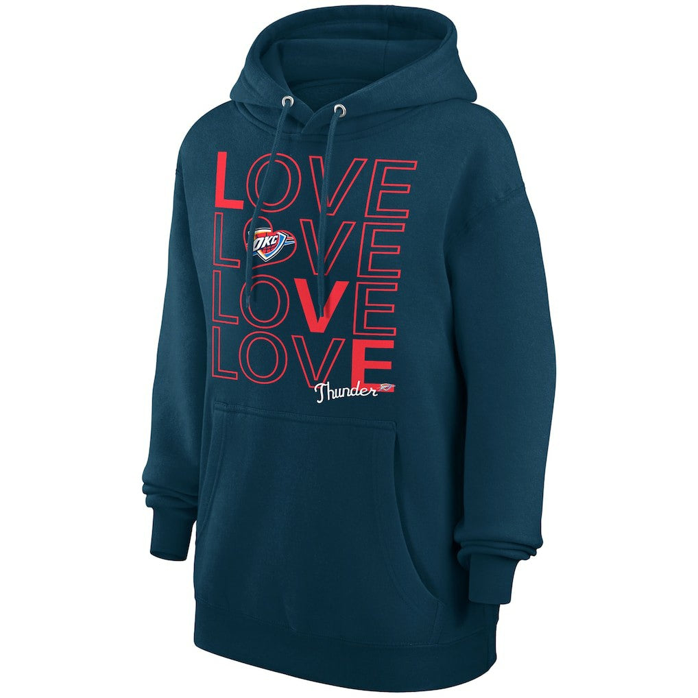 Oklahoma City Thunder G-III 4Her by Carl Banks Women's Basketball Love Fleece Pullover Hoodie For Sale