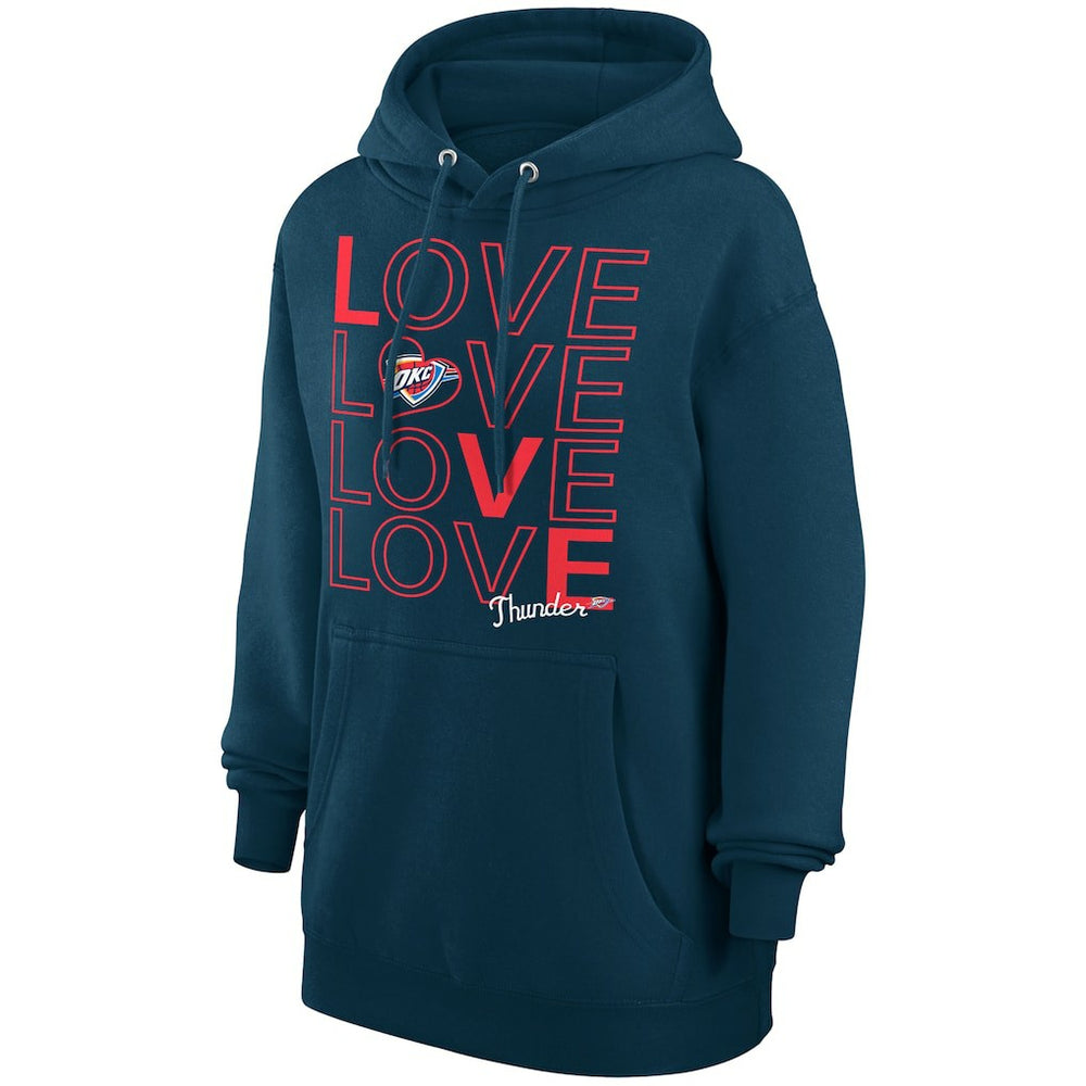 Oklahoma City Thunder G-III 4Her by Carl Banks Women's Basketball Love Fleece Pullover Hoodie For Sale