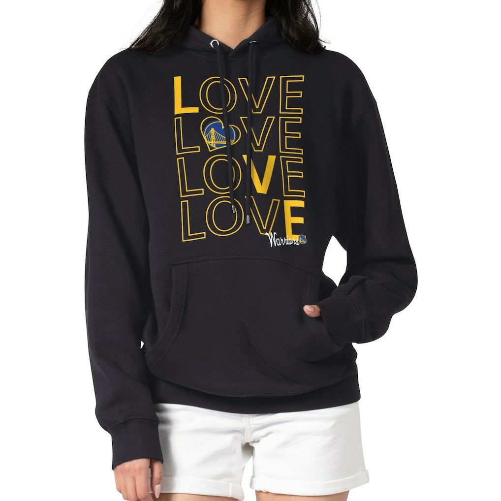 Golden State Warriors G-III 4Her by Carl Banks Women's Basketball Love Fleece Pullover Hoodie sale On Sale