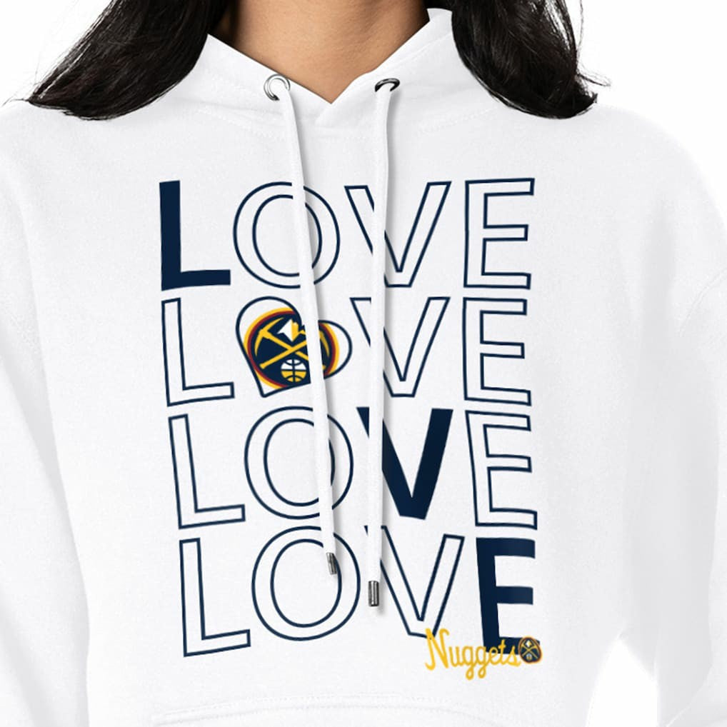 Denver Nuggets G-III 4Her by Carl Banks Women's Basketball Love Fleece Pullover Hoodie sale On Sale