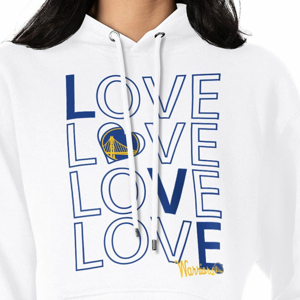 Golden State Warriors G-III 4Her by Carl Banks Women's Basketball Love Fleece Pullover Hoodie sale Discount