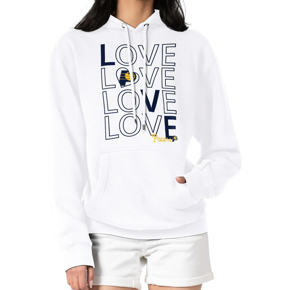 Indiana Pacers G-III 4Her by Carl Banks Women's Basketball Love Fleece Pullover Hoodie Online