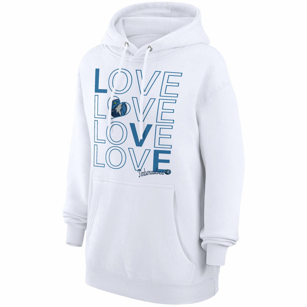 Minnesota Timberwolves G-III 4Her by Carl Banks Women's Basketball Love Fleece Pullover Hoodie For Sale