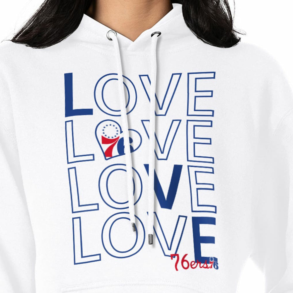 Philadelphia 76ers G-III 4Her by Carl Banks Women's Basketball Love Fleece Pullover Hoodie Online