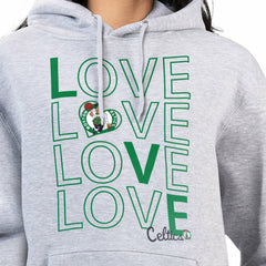 Boston Celtics G-III 4Her by Carl Banks Women's Basketball Love Fleece Pullover Hoodie On Sale