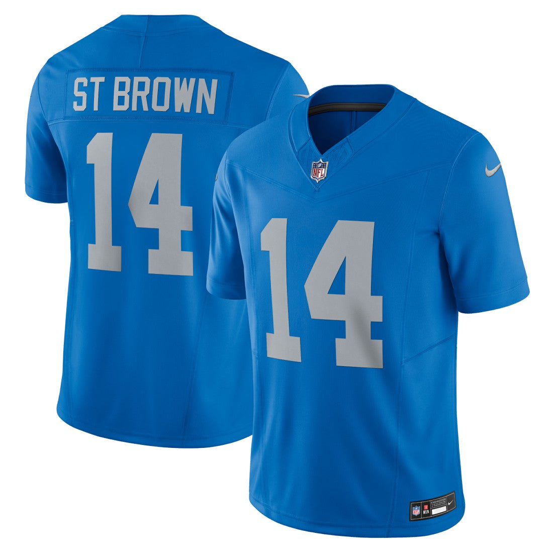 Detroit Lions Nike Amon-Ra St. Brown  Vapor F.U.S.E. Alternate Limited Jersey