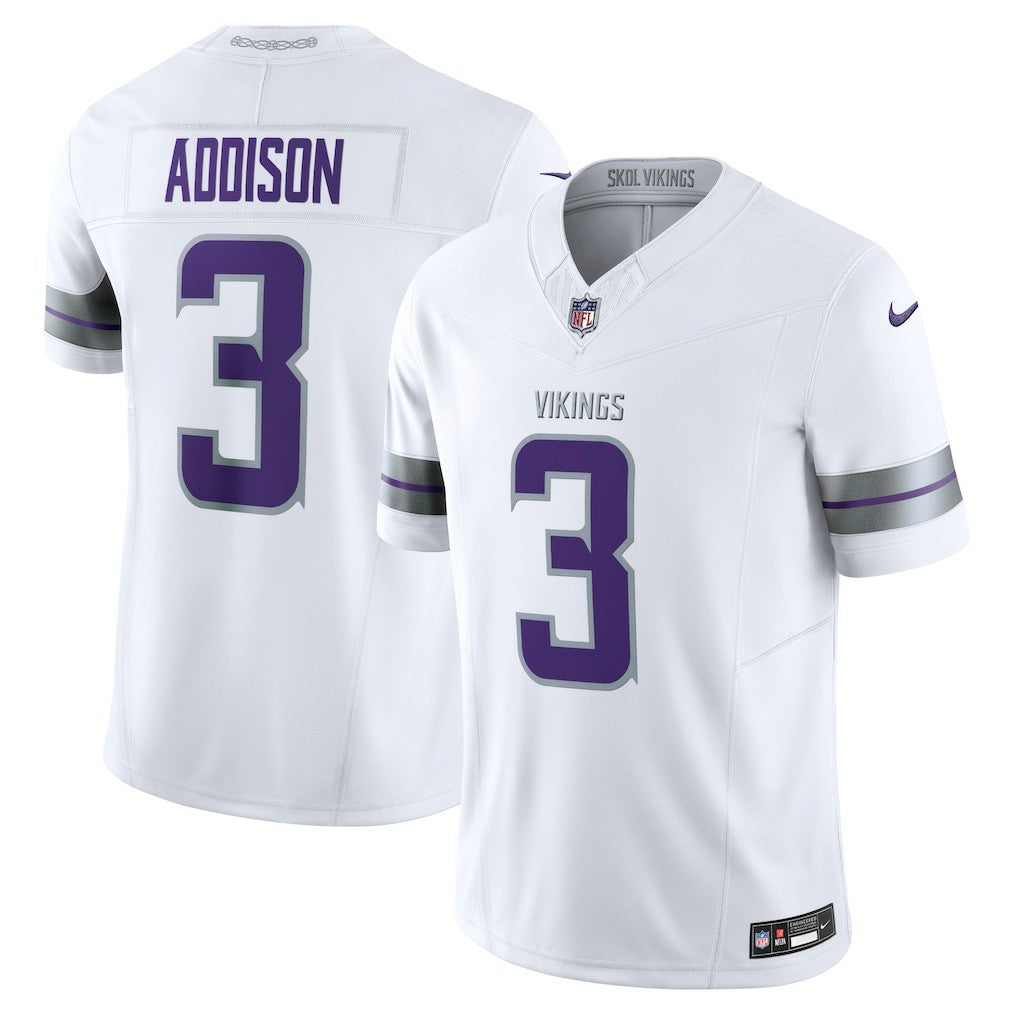 Minnesota Vikings Nike Jordan Addison  Alternate Vapor F.U.S.E. Limited Jersey