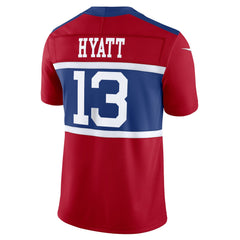 New York Giants Nike Jalin Hyatt  Alternate Vapor F.U.S.E. Limited Jersey