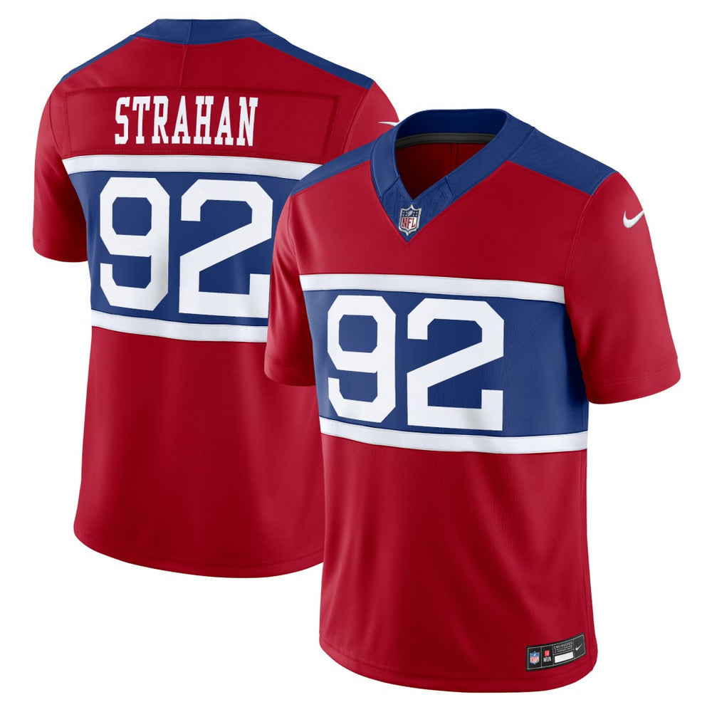 New York Giants Nike Michael Strahan  Alternate Vapor F.U.S.E. Retired Player Limited Jersey