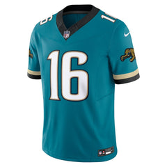 Jacksonville Jaguars Nike Trevor Lawrence  Prowler Throwback Vapor F.U.S.E. Limited Jersey