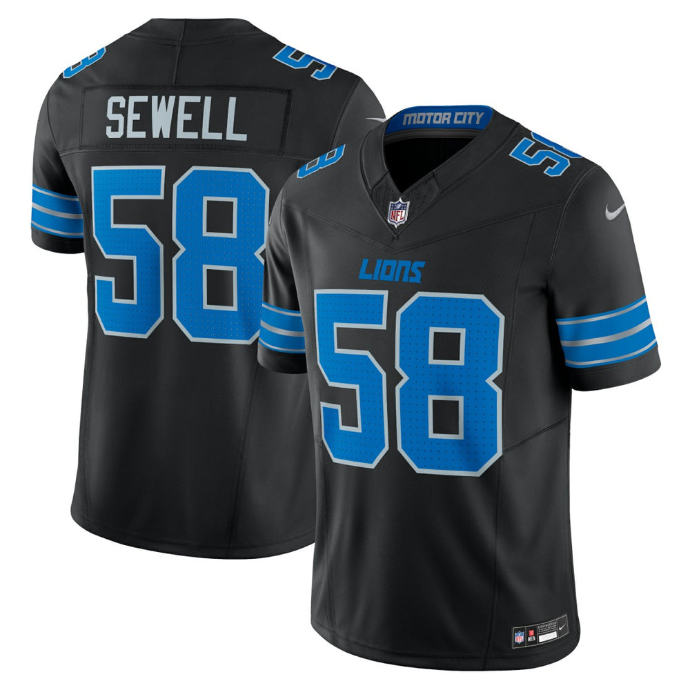 Detroit Lions Nike Penei Sewell  Vapor F.U.S.E. Alternate Limited Jersey