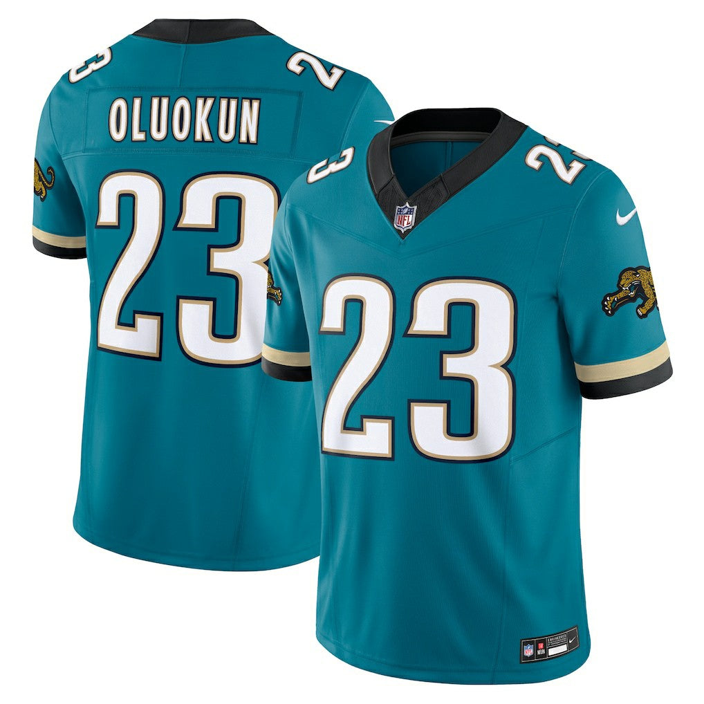 Jacksonville Jaguars Nike Foye Oluokun  Prowler Throwback Vapor F.U.S.E. Limited Jersey