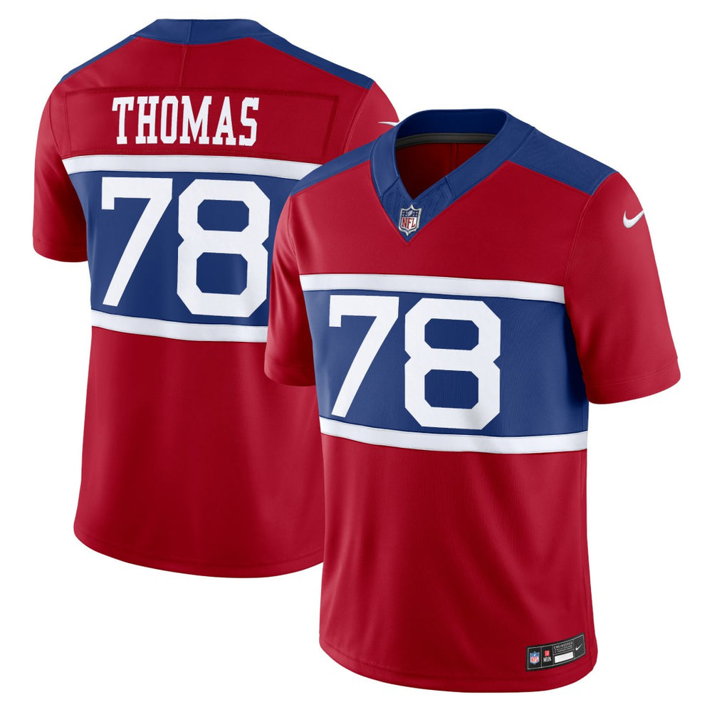 New York Giants Nike Andrew Thomas  Alternate Vapor F.U.S.E. Limited Jersey
