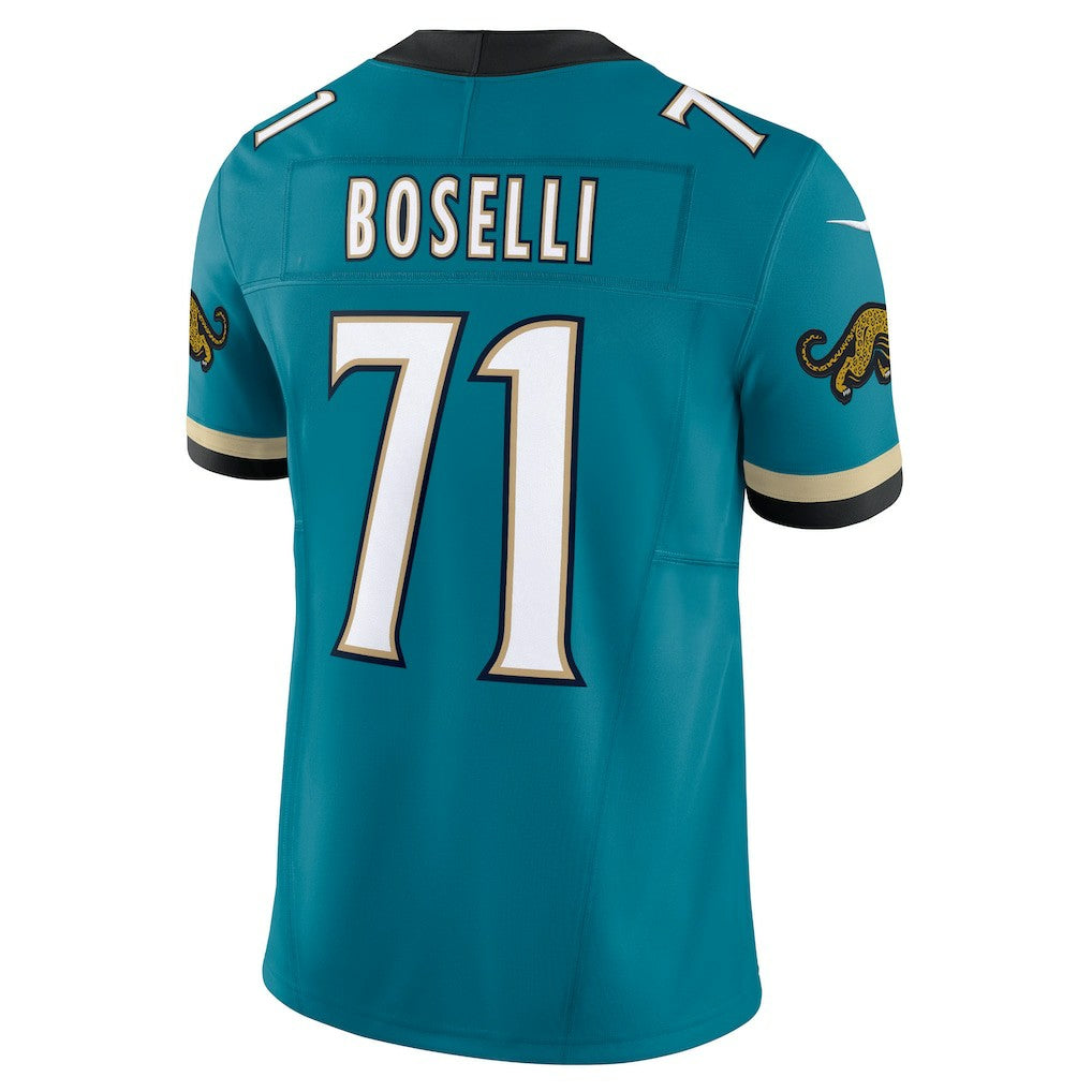 Jacksonville Jaguars Nike Tony Boselli  Prowler Throwback Vapor F.U.S.E. Limited Retired Player Jersey