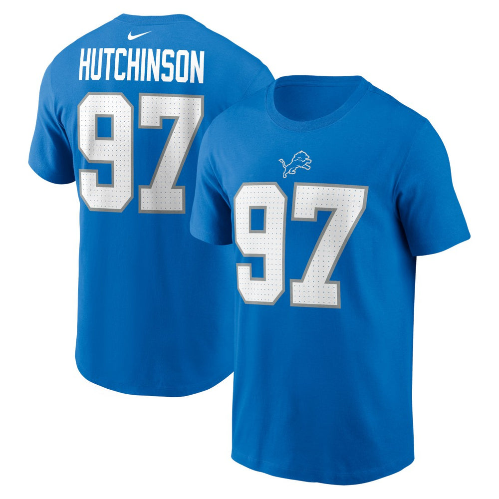 Detroit Lions Nike Aidan Hutchinson  Name & Number T-Shirt