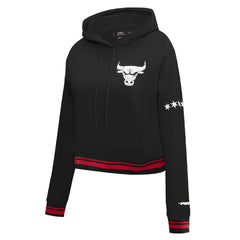 Chicago Bulls Pro Standard Women's 2023/24 City Edition Cropped Pullover Hoodie On Sale