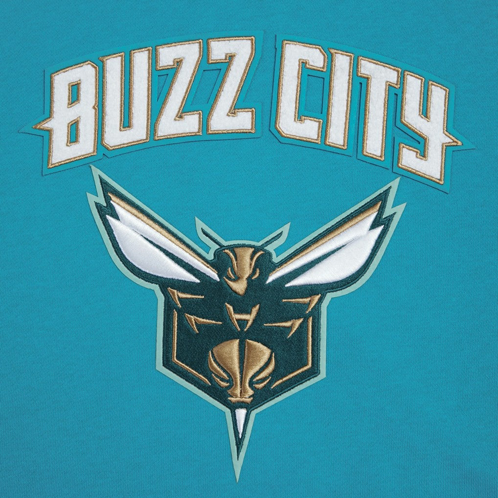 Charlotte Hornets Pro Standard Women's 2023/24 City Edition Cropped Pullover Hoodie Discount