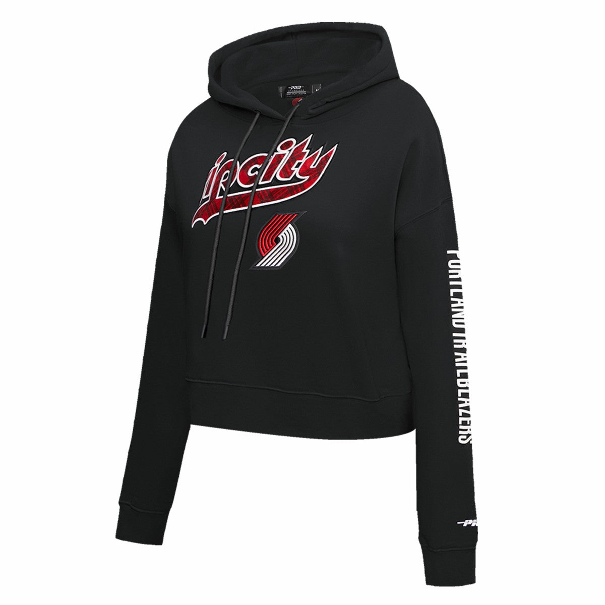 Portland Trail Blazers Pro Standard Women's 2023/24 City Edition Cropped Pullover Hoodie New