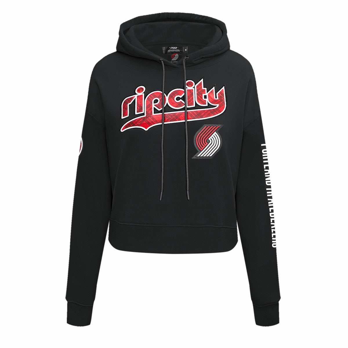 Portland Trail Blazers Pro Standard Women's 2023/24 City Edition Cropped Pullover Hoodie New