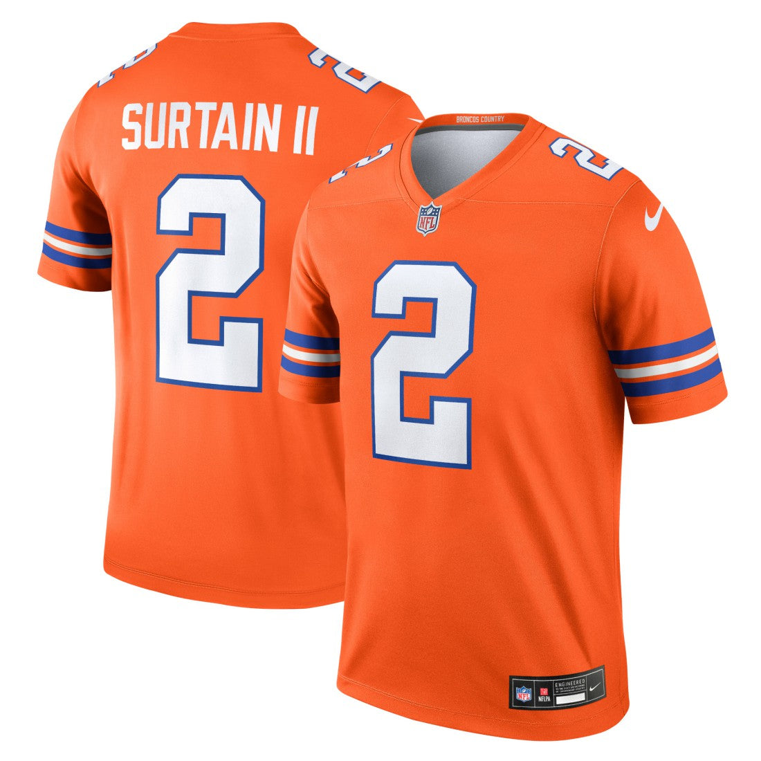 Denver Broncos Nike Patrick Surtain II  Legend Player Performance Top