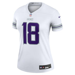Minnesota Vikings Nike Justin Jefferson  Women's Alternate Legend Player Performance Top